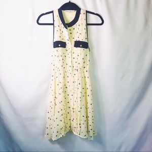 Altar’d State floral printed butter yellow dress